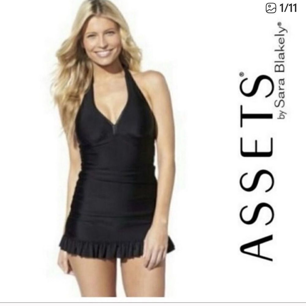 Swim Dress: Love You ASSETS by Sara Blakely Spanx